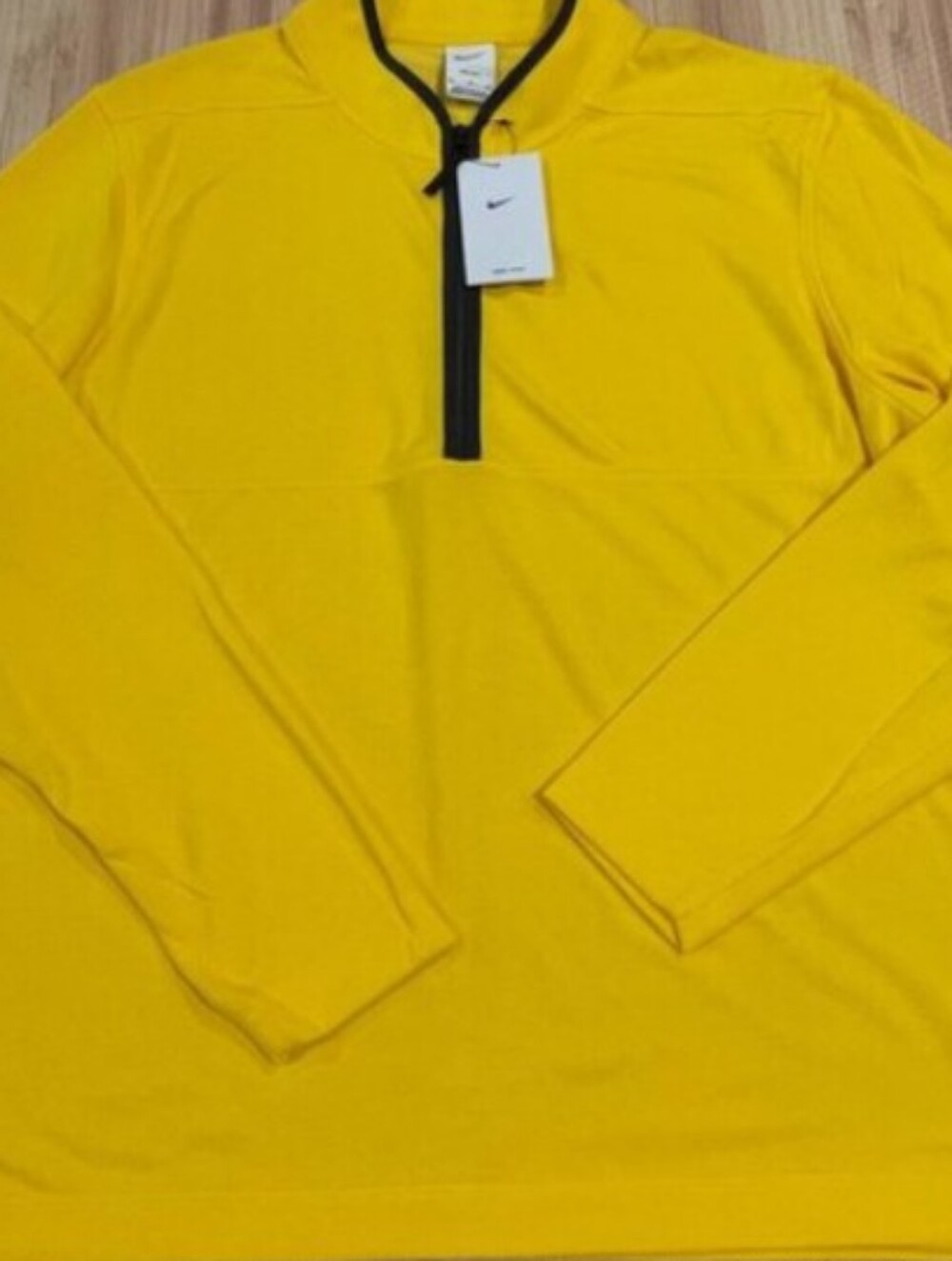 New Nike Dri-Fit Victory Yellow Men's L FQ2301-739 golf White Checker